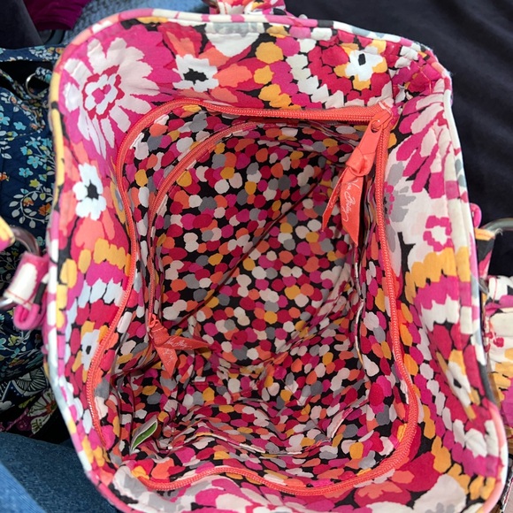 Orange and pink Vera Bradley purse and wallet - Picture 3 of 5